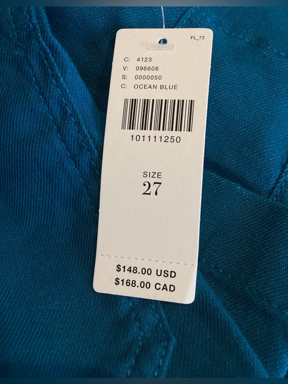 Anthropologie COLETTE Full-Length Linen Pants Maeve NEW 27 Blue - Picture 10 of 12